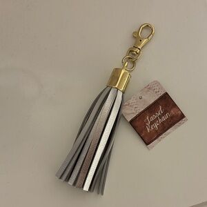 Silver Tassel Keychain
